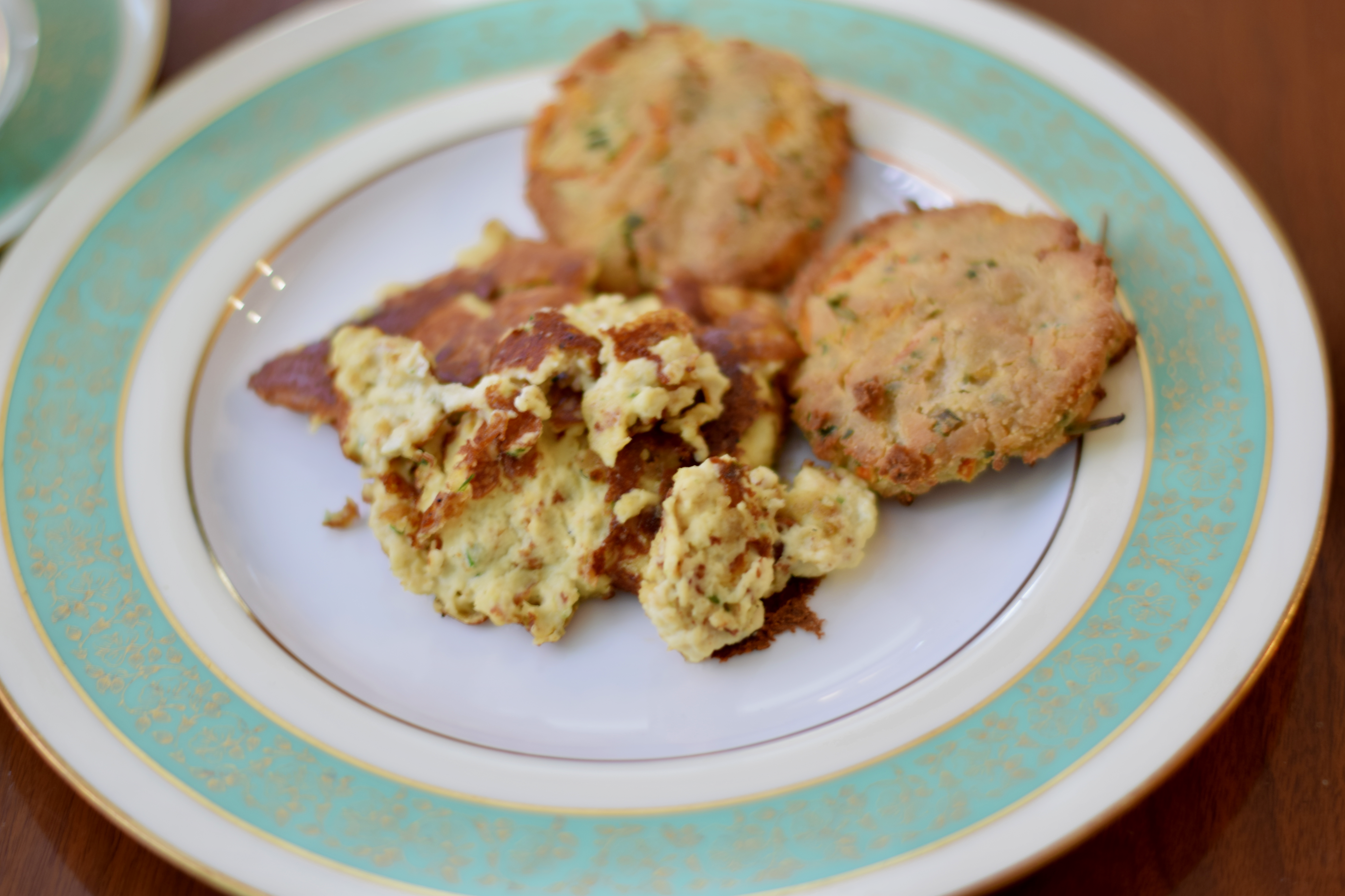 Vegan Scrambled Eggs & Gluten-Free Cheese Biscuits