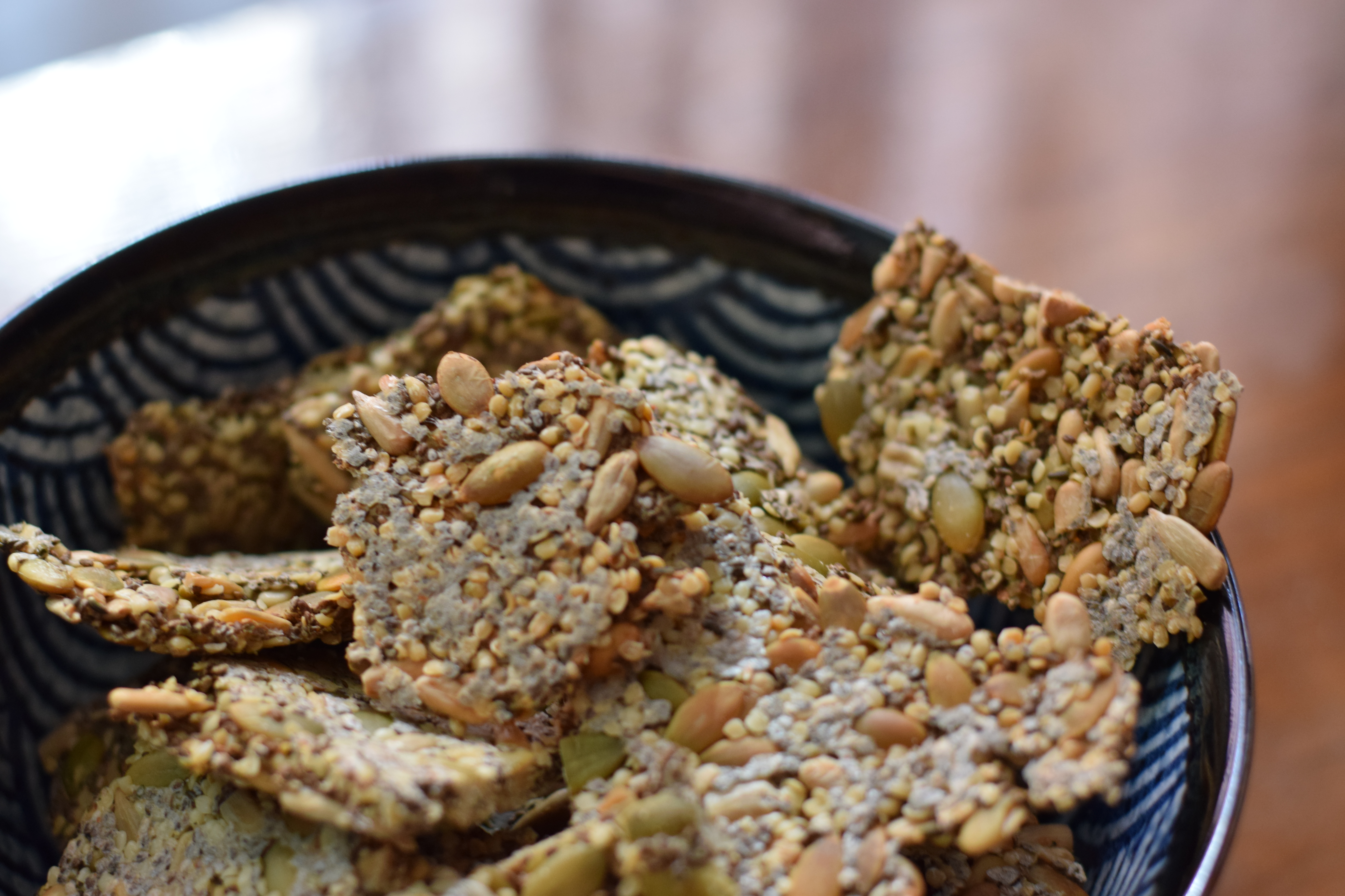 Seed Crackers close-up