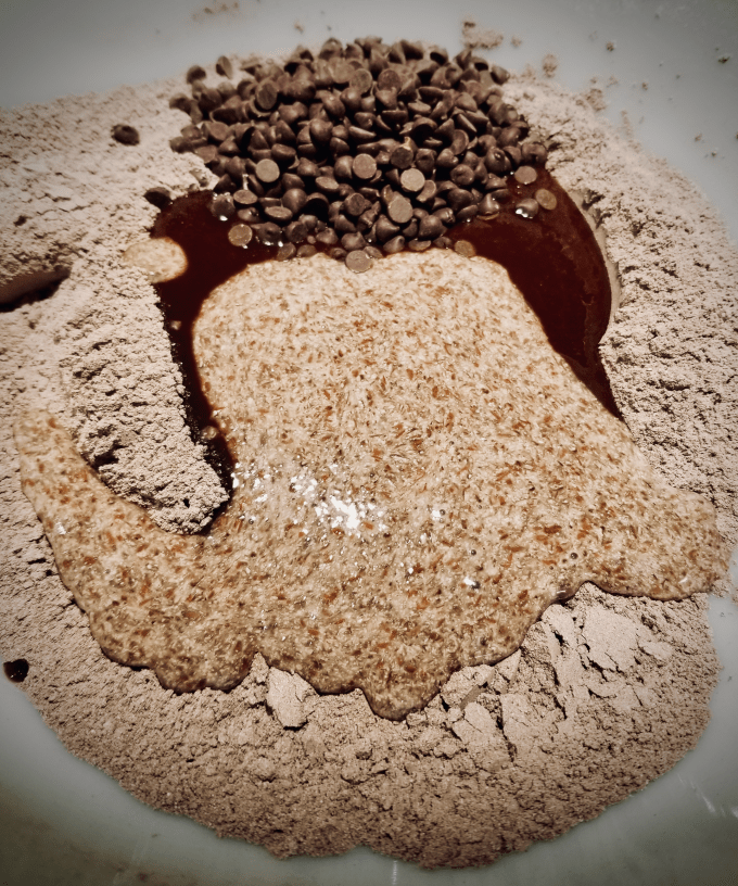 Vegan Brownie Batter Unmixed