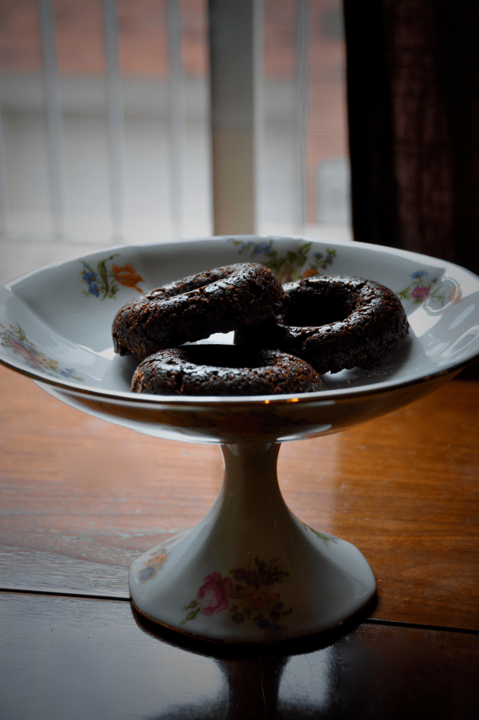 Fudgey Vegan Brownie Donuts