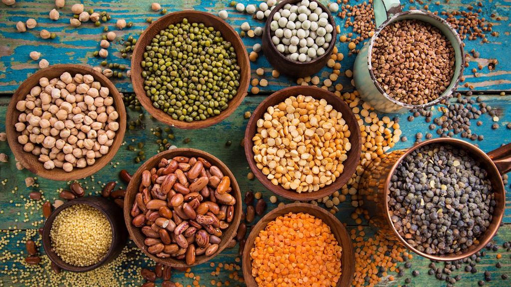 Image of various beans and legumes